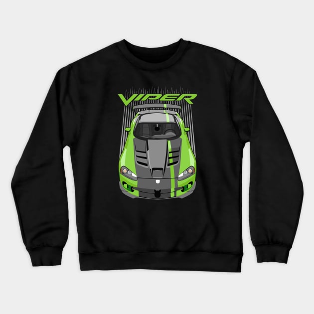 Viper ACR-green Crewneck Sweatshirt by V8social